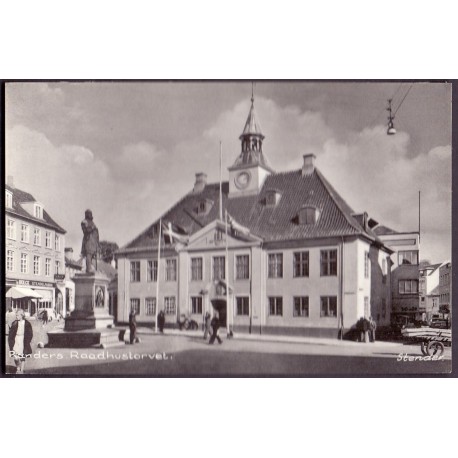 8900. Randers. Raadhustorvet, ubrugt (Stenders) 