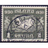 Island. 1930. Altinget 1000-års jubilæum 1 kr. AFA nr. 136  **  postfrisk st. stemplet FDC