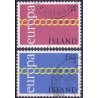 Island. 1971. Europamærker / CEPT. AFA nr. 452-53 ** postfrisk st. stemplet FDC