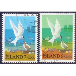 Island. 1972, Velgørenhedsudgave. AFA nr. 470-71 ** postfrisk st. stemplet FDC