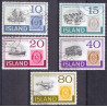 Island. 1973. Frimærkets 100-års jubillæum. AFA nr. 474-78 **   postfrisk st. stemplet FDC