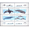 Island. 1999. Havpattedyr, i miniark. AFA nr. 890-93 ** postfrisk st. stemplet FDC