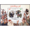 Island. 2000. Julefrimærker, i miniark AFA nr. 954-55 **   postfrisk st. stemplet FDC