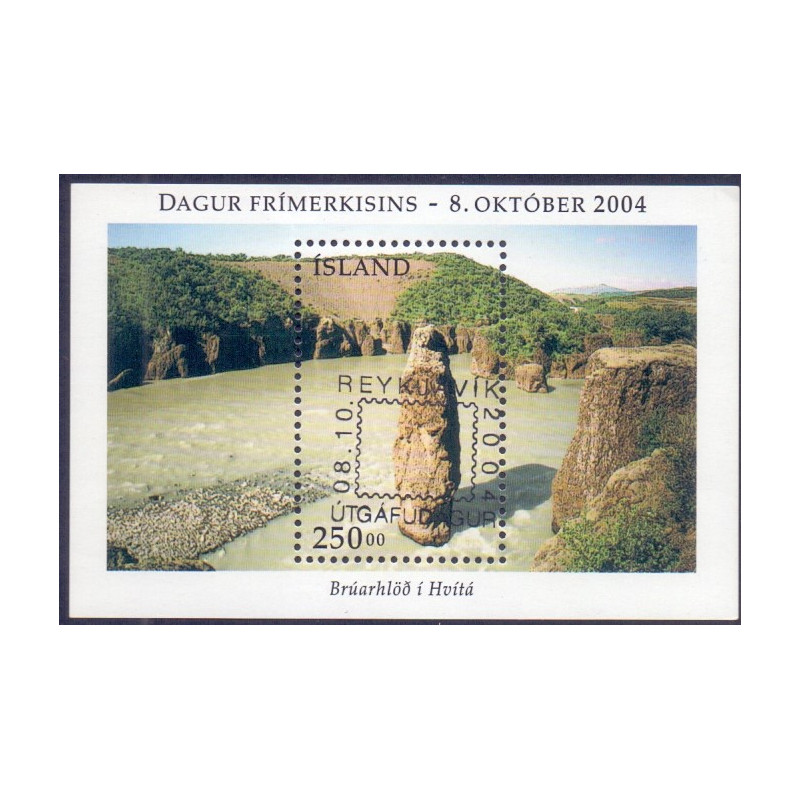 Island. 2004. Frimærkets dag i miniark. AFA nr. 1059 **     stemplet FDC