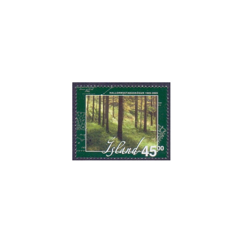Island. 2005. Skovdyrkning. AFA nr 1069 **     stemplet FDC