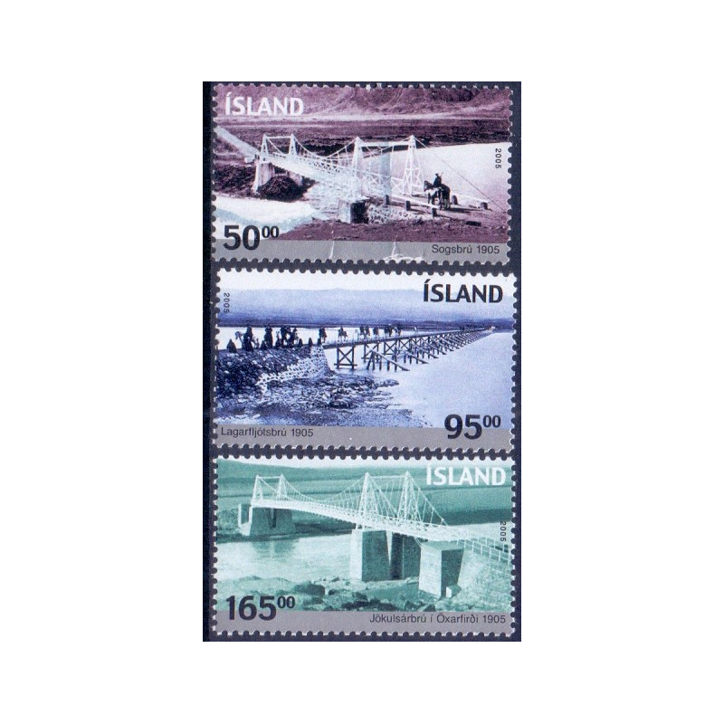 Island. 2005. Broer. AFA nr 1084-86 **    stemplet FDC