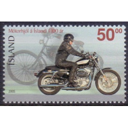 Island. 2005. Islands første motorcykel. AFA nr 1094 **   stemplet FDC