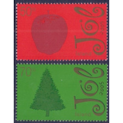 Island. 2005. Julefrimærker. AFA nr 1098-99 **   stemplet FDC