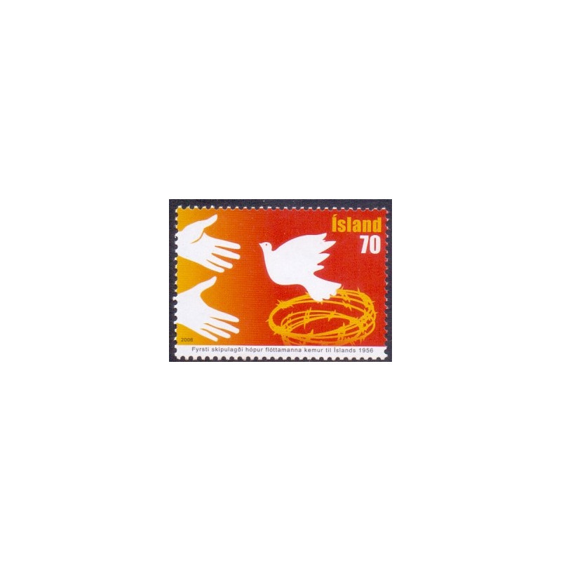 Island. 2006. De første flygtninge. AFA nr. 1102 **   stemplet FDC