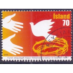 Island. 2006. De første flygtninge. AFA nr. 1102 **   stemplet FDC