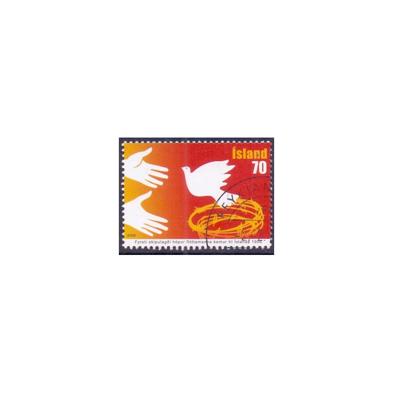 Island. 2006. De første flygtninge. AFA nr. 1102 **   stemplet FDC
