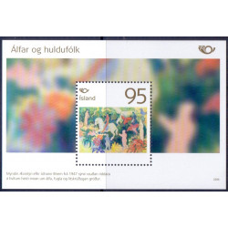 Island. 2006. Nordisk mytologi II, i miniark. AFA nr. 1108 **   stemplet FDC