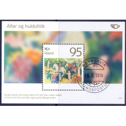 Island. 2006. Nordisk mytologi II, i miniark. AFA nr. 1108 **   stemplet FDC