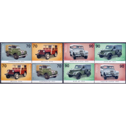 Island. 2006. De første jeeps i sammentryk. AFA nr. 1109Co-12Cn **   stemplet FDC