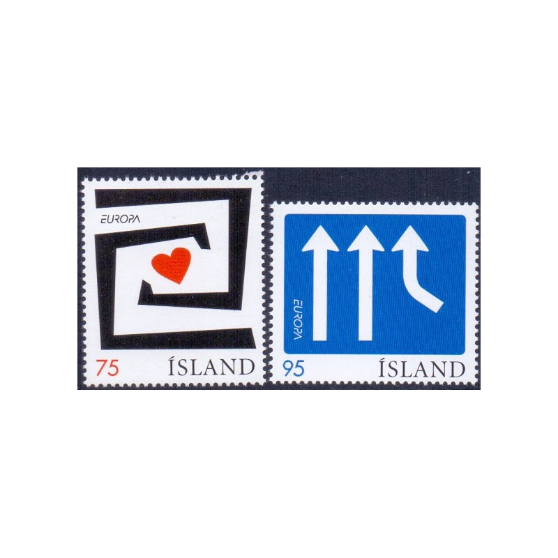 Island. 2006. Europamærker. AFA nr. 1119-20 **   stemplet FDC