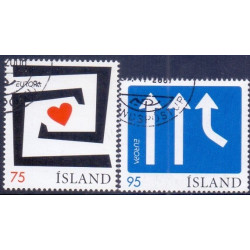 Island. 2006. Europamærker. AFA nr. 1119-20 **   stemplet FDC