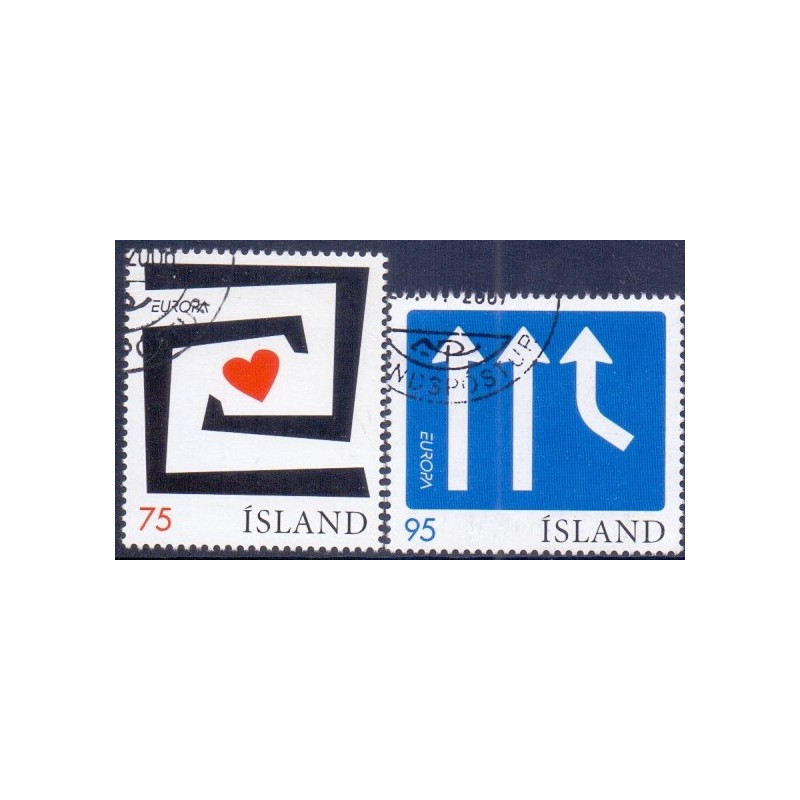 Island. 2006. Europamærker. AFA nr. 1119-20 **   stemplet FDC