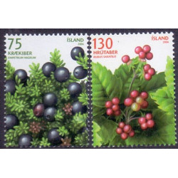 Island. 2006. Vilde bær. AFA nr. 1121-22 **   stemplet FDC