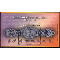 Island. 2006. Frimærkets Dag i miniark. AFA nr. 1124 **  stemplet FDC