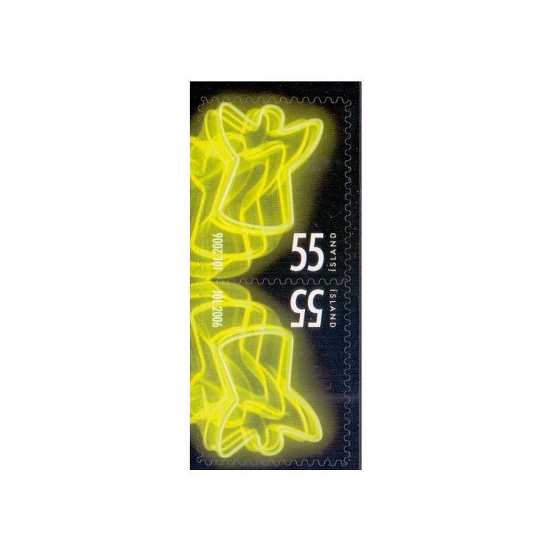 Island. 2006. Julefrimærker, på selvklæbende papir. AFA nr. 1130E, 32E **      stemplet FDC