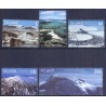 Island. 2007. Islandske jøkler. AFA nr. 1148-52  **   stemplet FDC