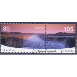 Island. 2007. SEPAC i sammentryk. AFA nr. 1159-60  **     stemplet FDC