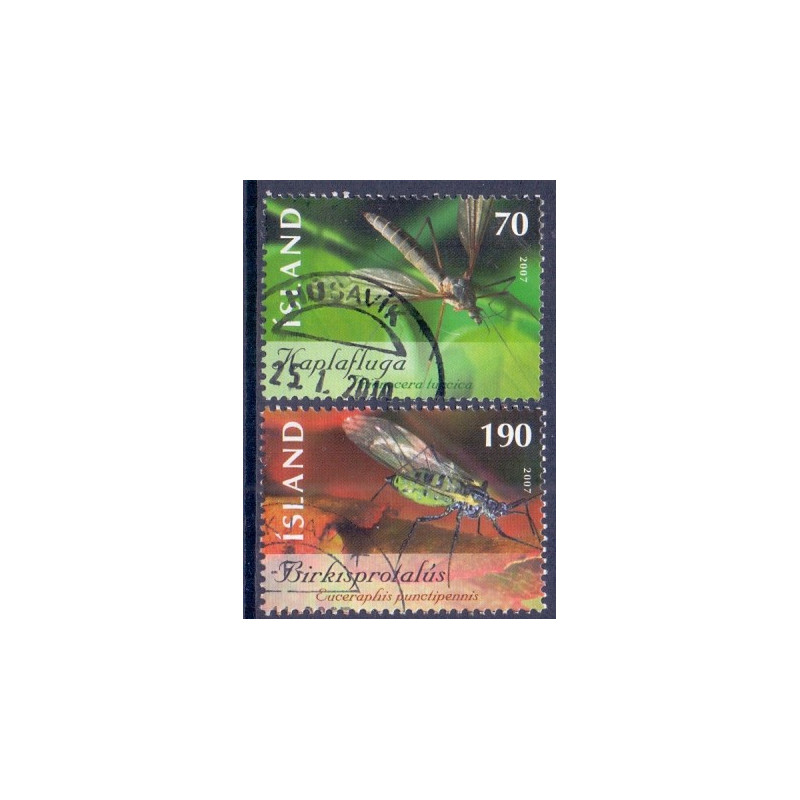 Island. 2007. SEPAC i sammentryk. AFA nr. 1159-60  **     stemplet FDC