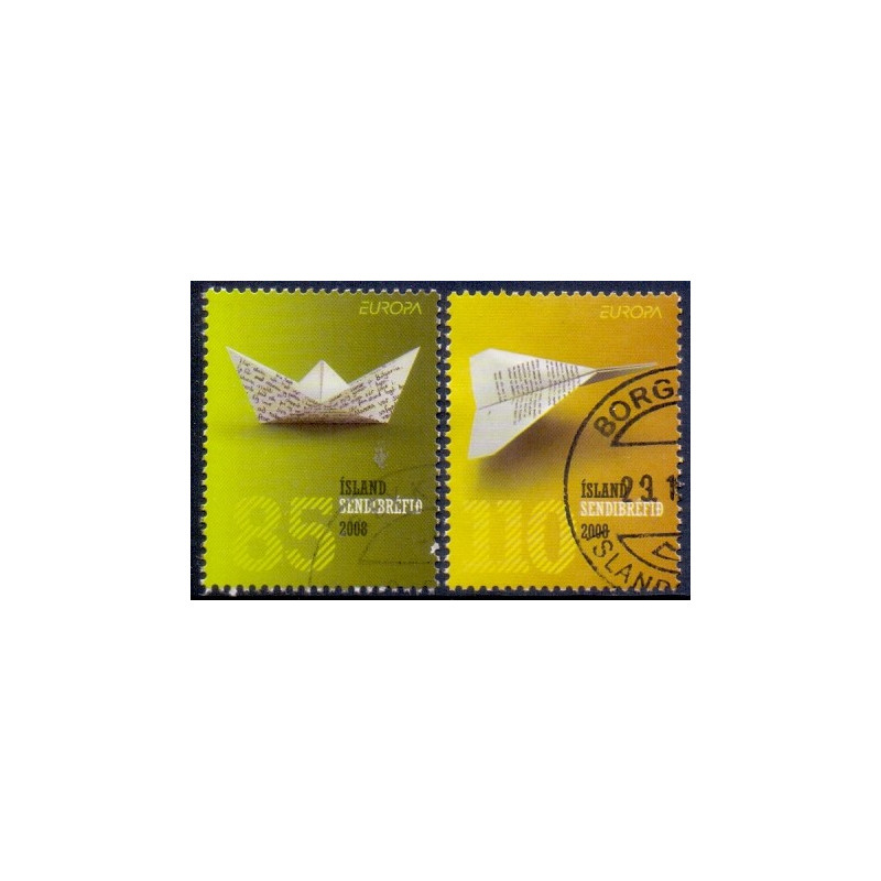 Island. 2008. Europamærker. AFA nr. 1186-87 **     stemplet FDC