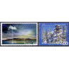 Island. 2008. Fredssøjlen og Skovbeplantning. AFA nr. 1193-94 **    stemplet FDC