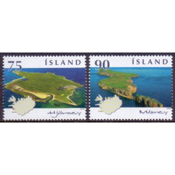 Island. 2009. Islandske Øer IV. AFA nr. 1198-99 **    stemplet FDC