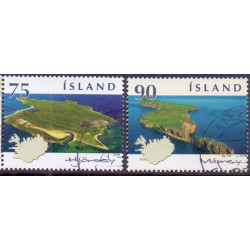 Island. 2009. Islandske Øer IV. AFA nr. 1198-99 **    stemplet FDC