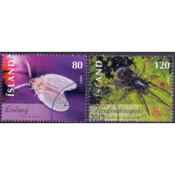 Island. 2009. Insekter og edderkopper V AFA nr. 1200-01 **    stemplet FDC
