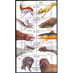 Island. 2009. Fabeldyr, miniark. AFA nr. 1215 **    stemplet FDC