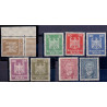Rige. 1924. Brugsudgave, (uden a'er). AFA nr. 355-63 **   st. used reich