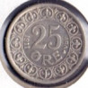 25 Øre. Fred. VIII. 1911 i en middelgod kvalitet for type og årstal.
