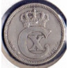 25 Øre. Chr. X. 1916 i en middelgod kvalitet for type og årstal.