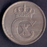 25 Øre. Chr. X. 1922 i en middelgod kvalitet for type og årstal.