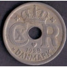 25 Øre. Chr. X. 1929 i en middelgod kvalitet for type og årstal.