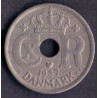 25 Øre. Chr. X. 1937 i en middelgod kvalitet for type og årstal.