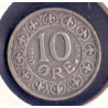 10 Øre. Fred. VIII. 1910 i en middelgod kvalitet for type og årstal.
