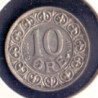 10 Øre. Fred. VIII. 1912 i en middelgod kvalitet for type og årstal.