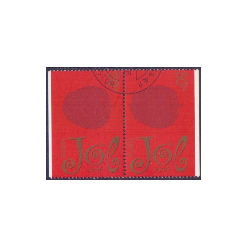 Island. 2005. Julefrimærker i sammentryk. AFA nr 1098Co-98Chn **   stemplet FDC