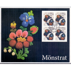Sverige 2011. Textilhåndværk. AFA nr. 2803 postfrisk miniark stemplet  hæfte FDC parstykkke