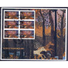 Sverige 2012. Tekstilkunst. AFA nr. 2863 postfrisk miniark stemplet  hæfte FDC parstykkke