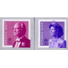 Sverige 2015. Kong Carl og Dr. Silvia. AFA nr. 2990-91 postfrisk stemplet  hæfte FDC parstykkke