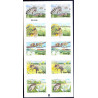 Sverige 2015. Bier. AFA nr. 3013-17 i postfrisk hæfte stemplet  hæfte FDC parstykkke