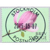 Sverige 2015. Magnolier. AFA nr. 3020-25 postfrisk  stemplet  hæfte FDC parstykkke