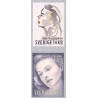 Sverige 2015. 100 året for Ingrid Bergman. AFA nr. 3031-32 postfrisk    stemplet  hæfte FDC parstykkke