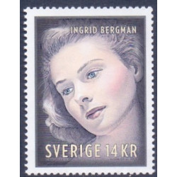 Sverige 2015. 100 året for Ingrid Bergman. fra miniark AFA nr. 3331B **   stemplet  hæfte FDC parstykkke