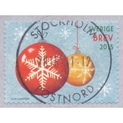 Sverige 2015. Julestjerner/Julekugle, AFA nr. 3041-46 **